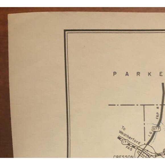 VTG 1976 General Highway Map JOHNSON COUNTY TEXAS State Department of Highways - Picture 3 of 6